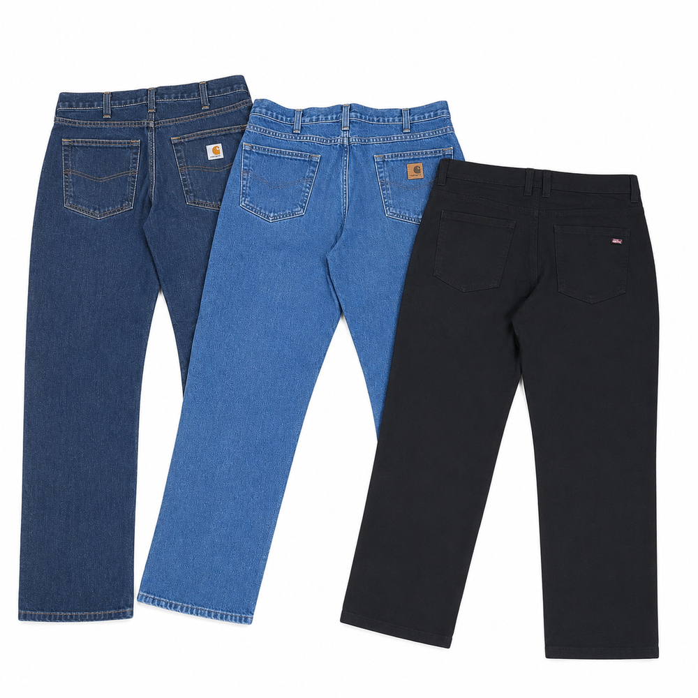 20x Carhartt & Dickies Work Trousers — Grade A/B