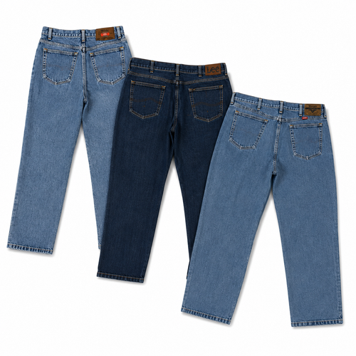 Lee & Wrangler Vintage Denim Bundle — Grade A/B